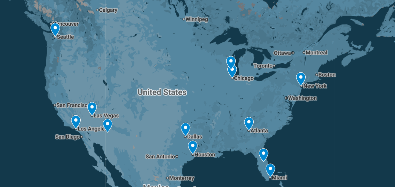 locations